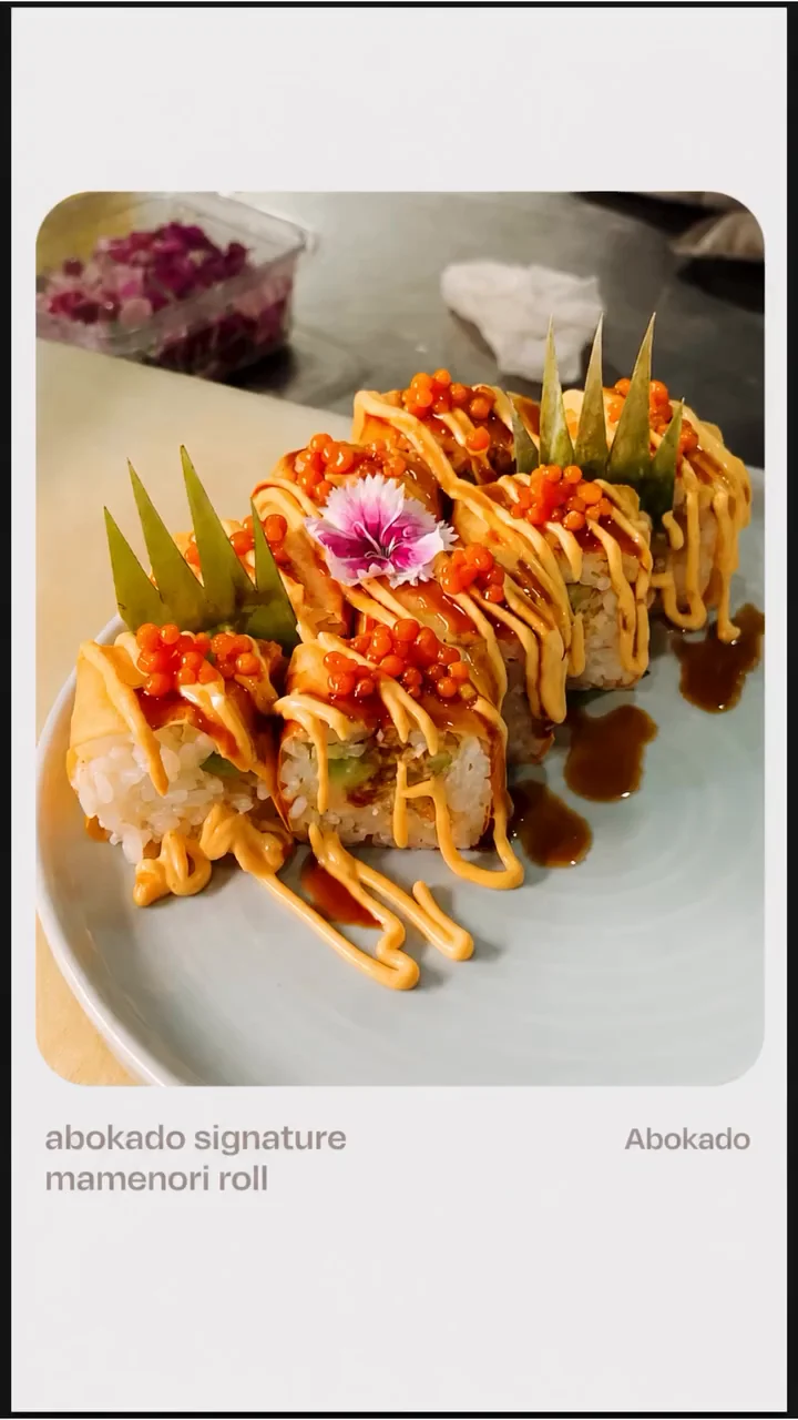 Artisan dessert and matcha menu showcase for Abo Matcha, Mumbai